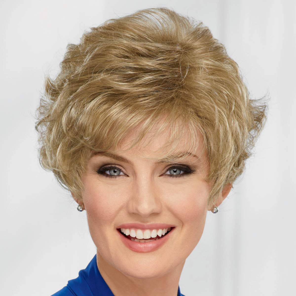 Paula Young Celebrity WhisperLite Wig front view with textured waves