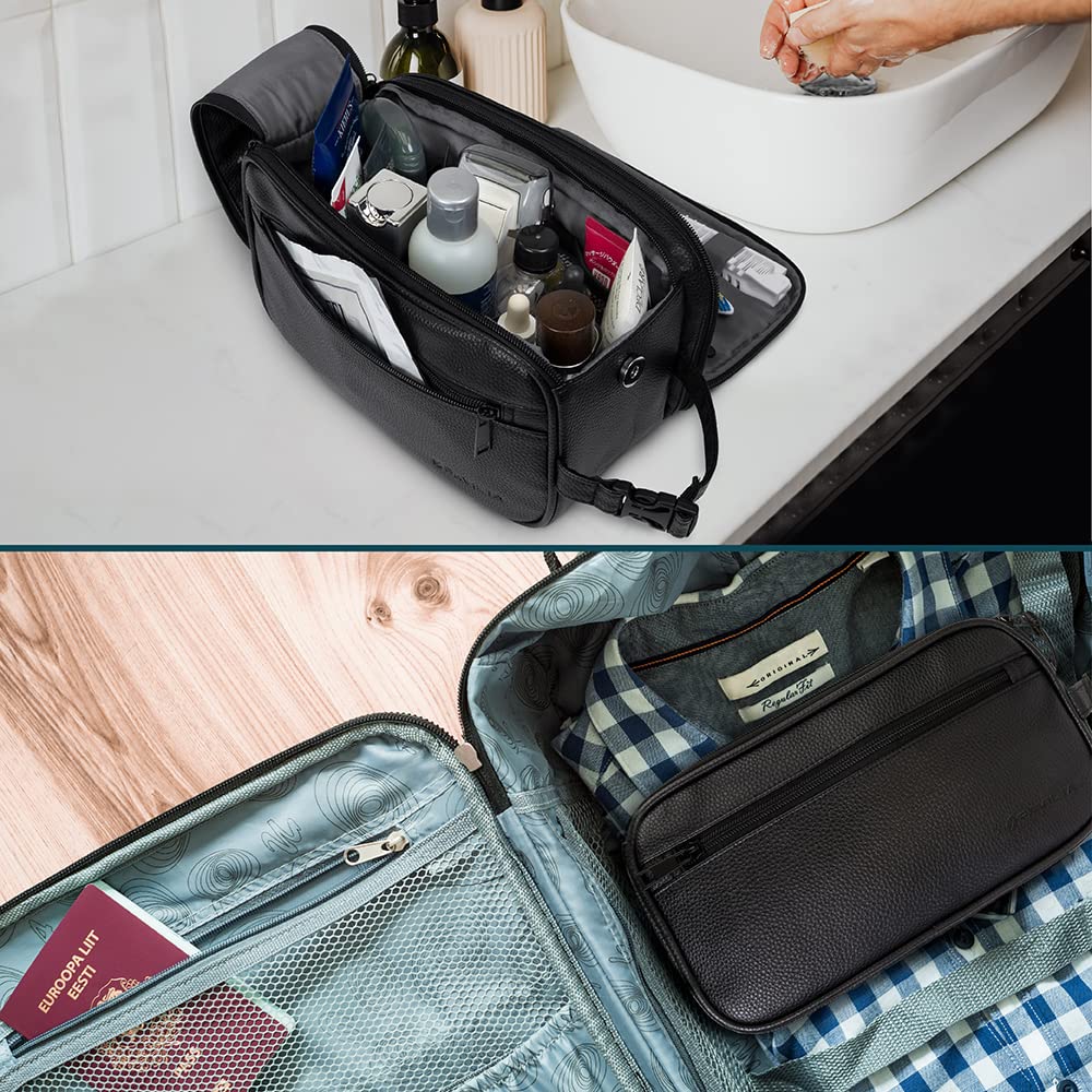 PAVILIA Toiletry Bag compact design with handle
