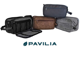 PAVILIA Toiletry Bag with grooming essentials inside
