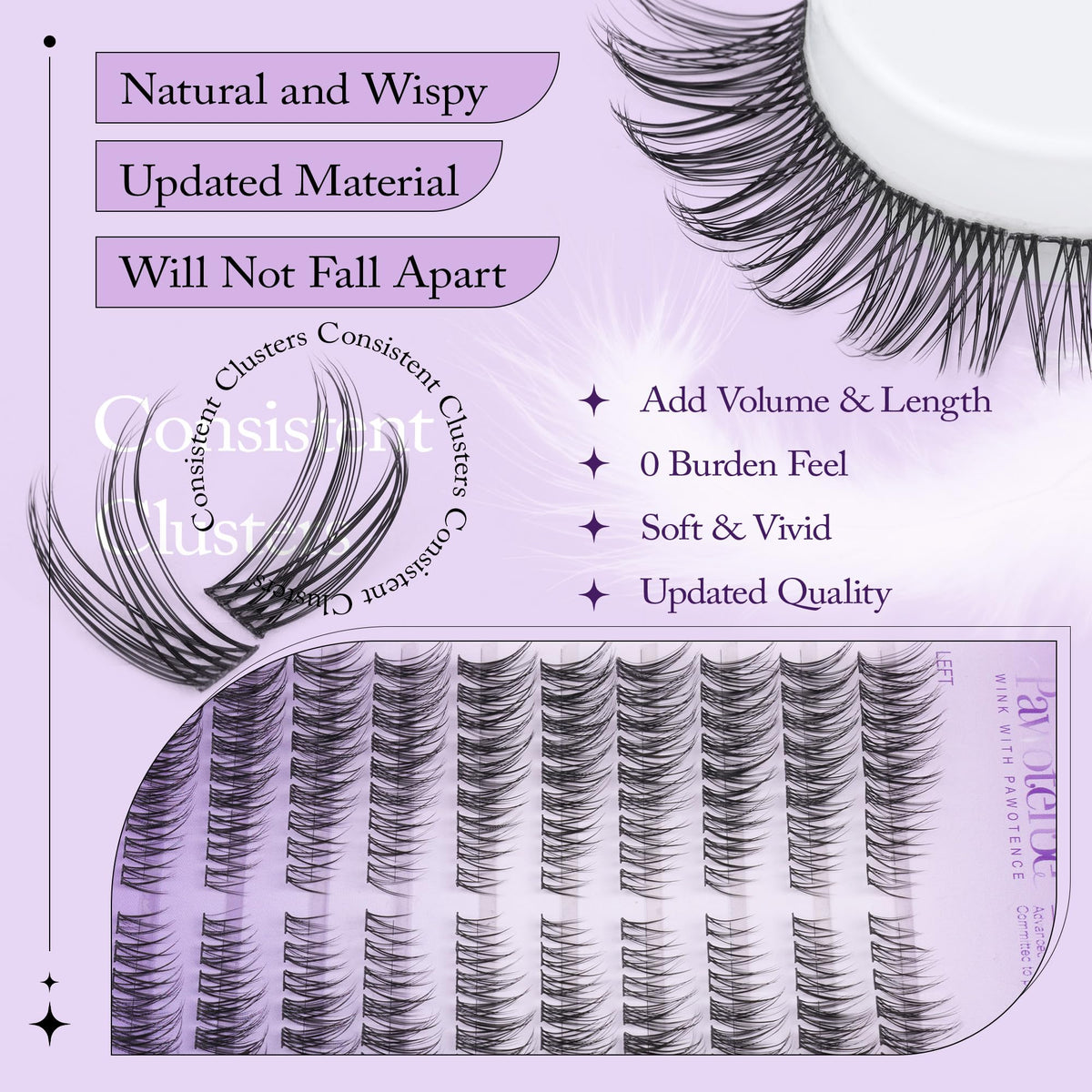Pawotence lash applicator tool for easy application