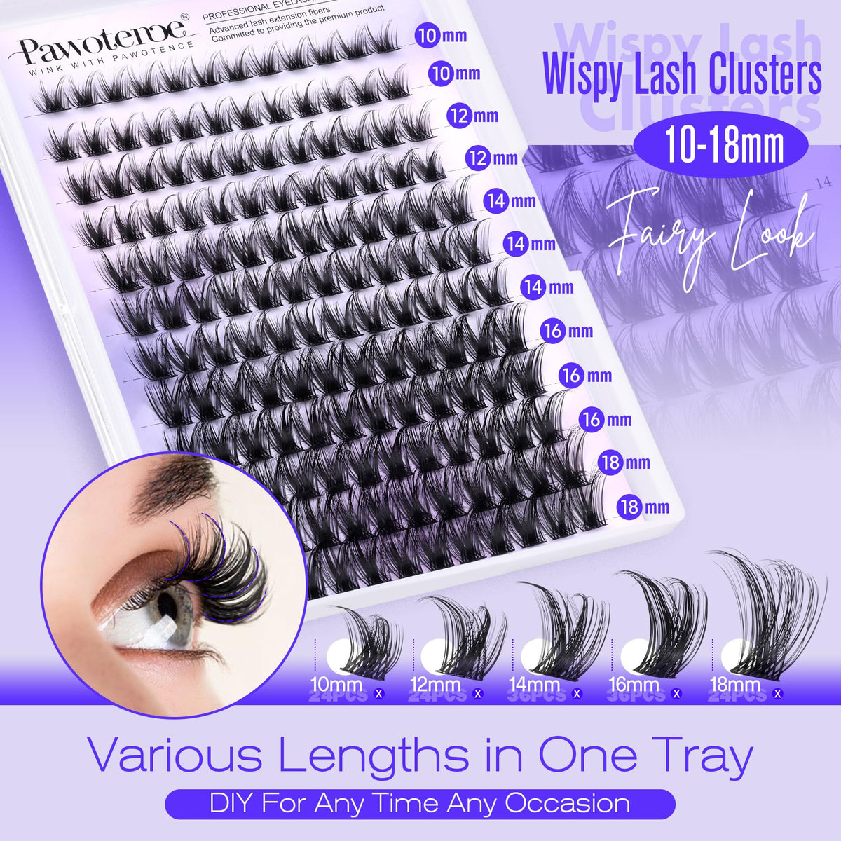 Pawotence lash applicator tool for easy lash application