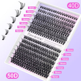 Pawotence Lash Clusters 280pcs with lash seal brush
