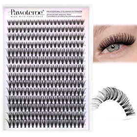Pawotence Lash Clusters 30D 8-15mm front view