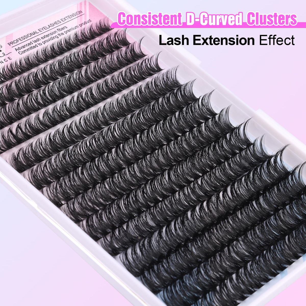 Pawotence Lash Clusters next to lash application tools