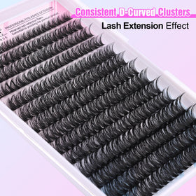 Pawotence Lash Clusters next to lash application tools