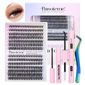 Pawotence Lash Extension Kit 280pcs with applicator and remover