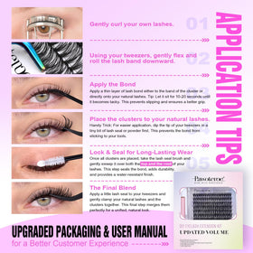 Pawotence Lash Extension Kit contents laid out flat