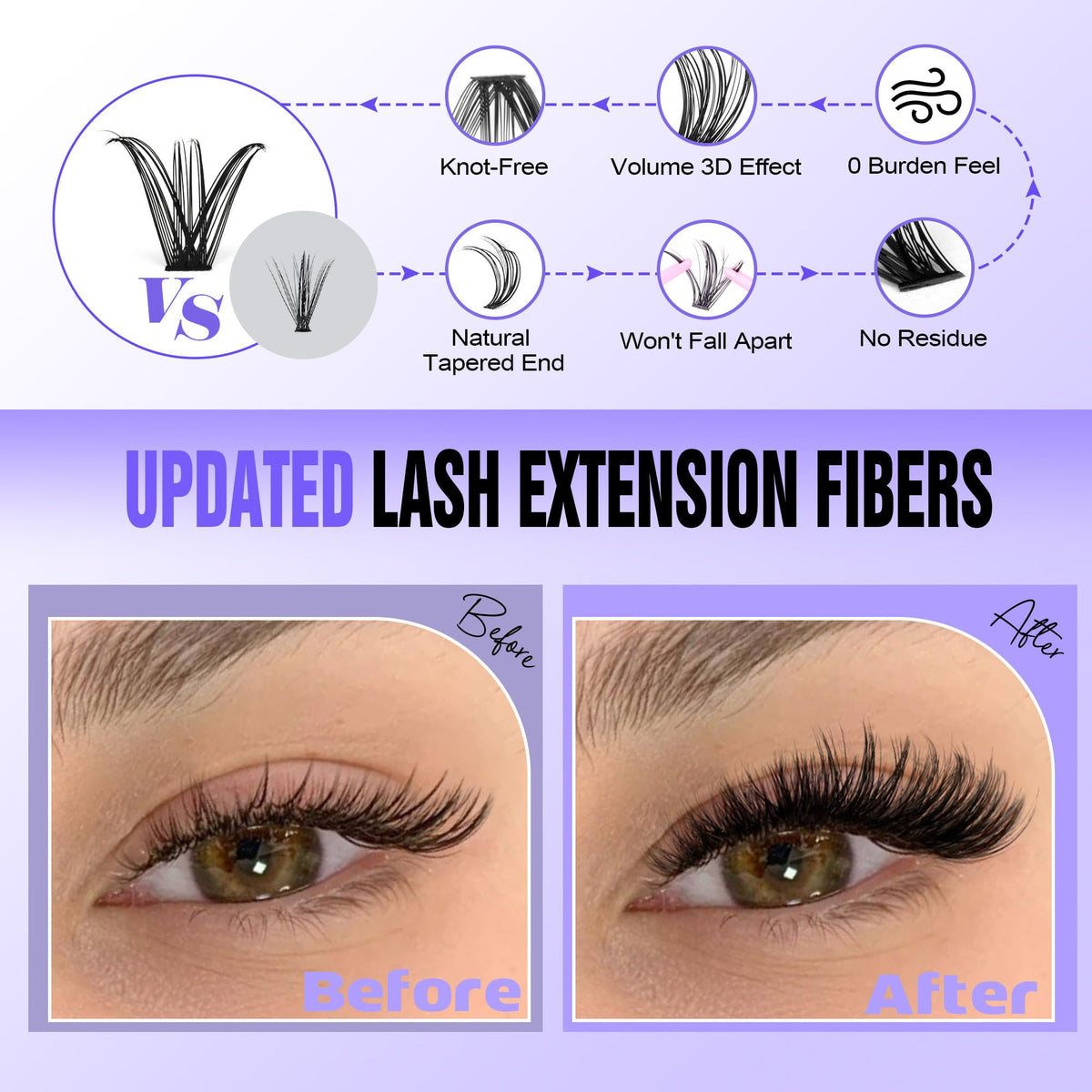 Pawotence Lash Extension Kit displayed with lash applicator