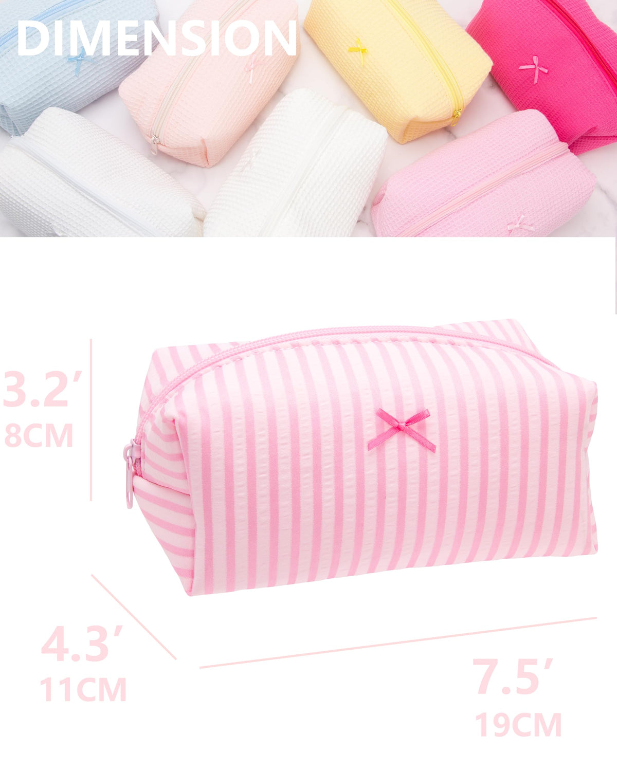PAZIMIIK Cozy Makeup Bag filled with cosmetics
