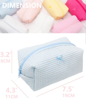 PAZIMIIK Cozy Makeup Bag in a travel setting