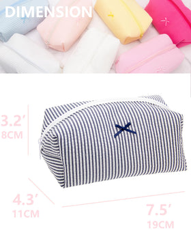PAZIMIIK Cozy Makeup Bag interior with makeup items