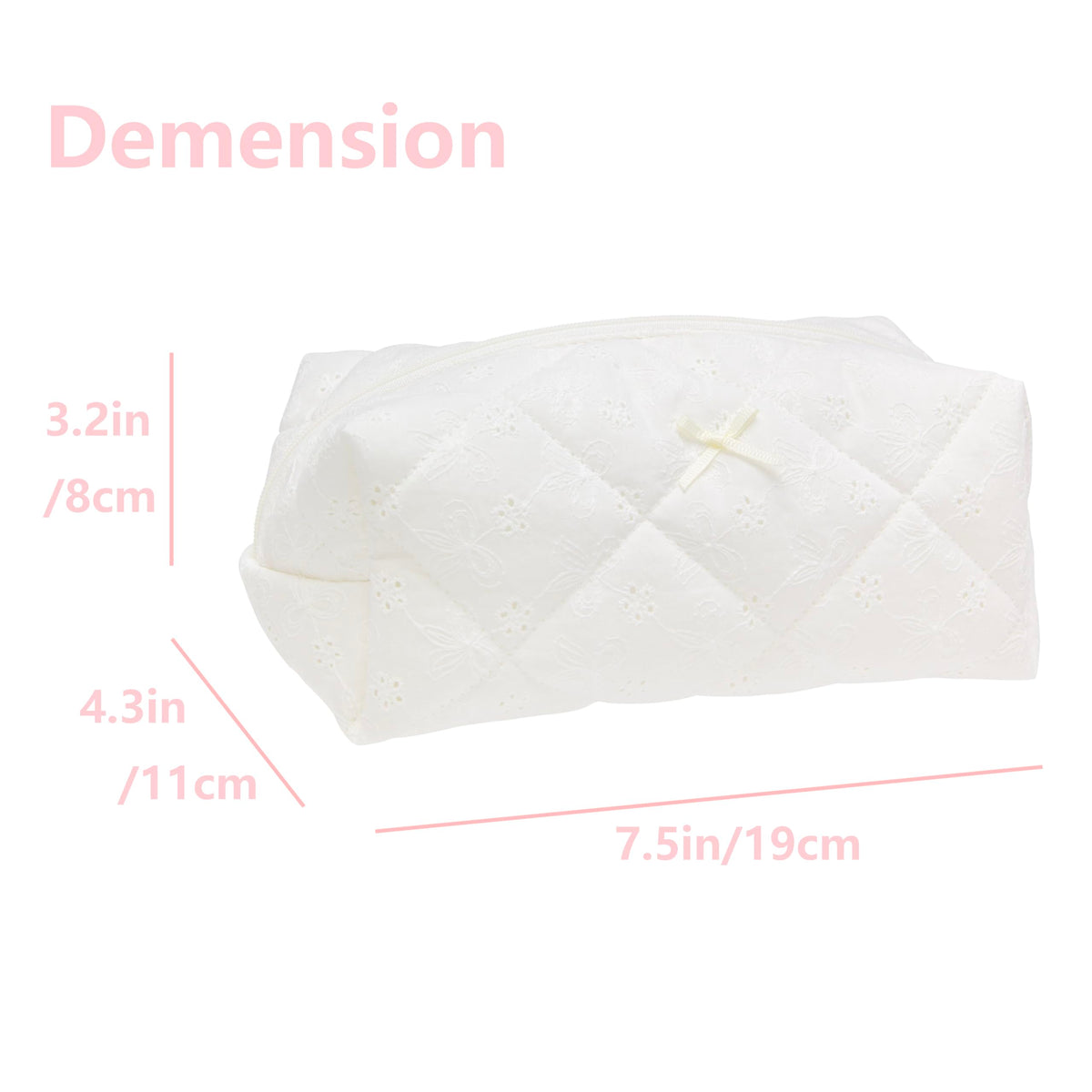 PAZIMIIK Cozy Makeup Bag open showing interior organisation