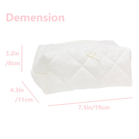 PAZIMIIK Cozy Makeup Bag open showing interior organisation