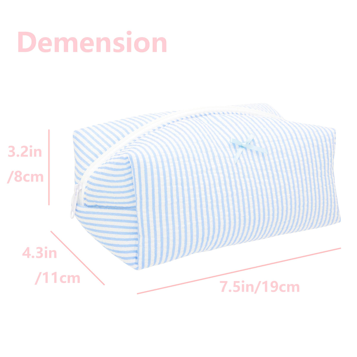 PAZIMIIK Cozy Makeup Bag open view with cosmetics inside