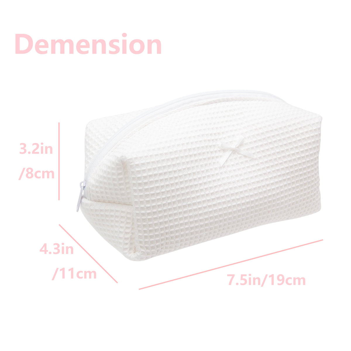 PAZIMIIK Cozy Makeup Bag opened showing interior