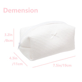 PAZIMIIK Cozy Makeup Bag opened showing interior