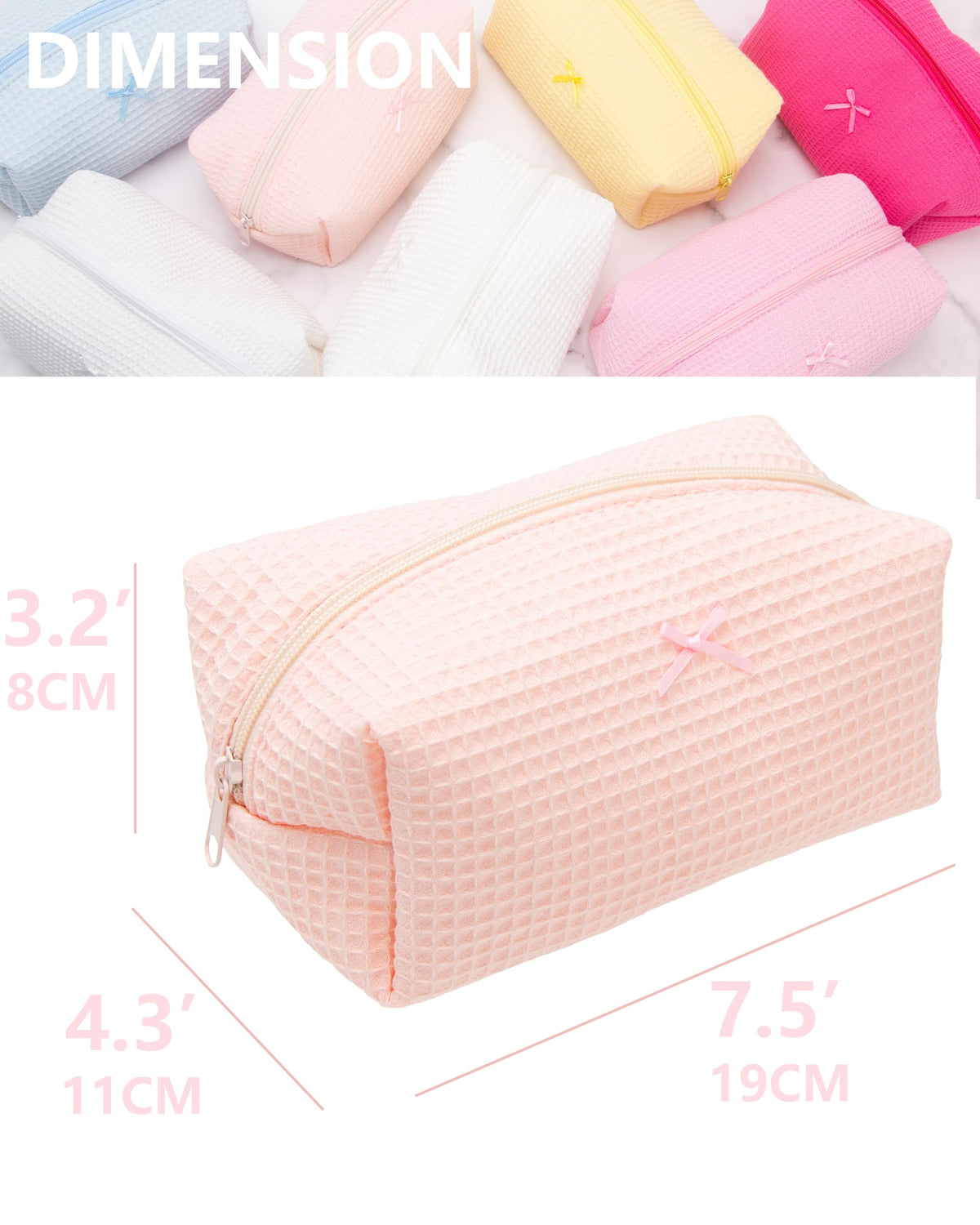 PAZIMIIK Cozy Makeup Bag packed with beauty essentials
