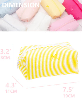 PAZIMIIK Cozy Makeup Bag with floral pattern close-up