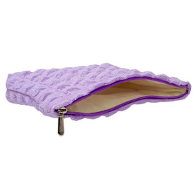 PAZIMIIK Flat Makeup Bag Bubble Purple lifestyle scene