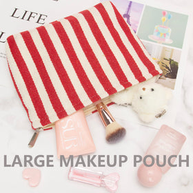 PAZIMIIK Flat Makeup Bag displayed with other accessories