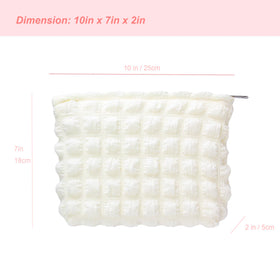 PAZIMIIK Flat Makeup Bag in a handbag