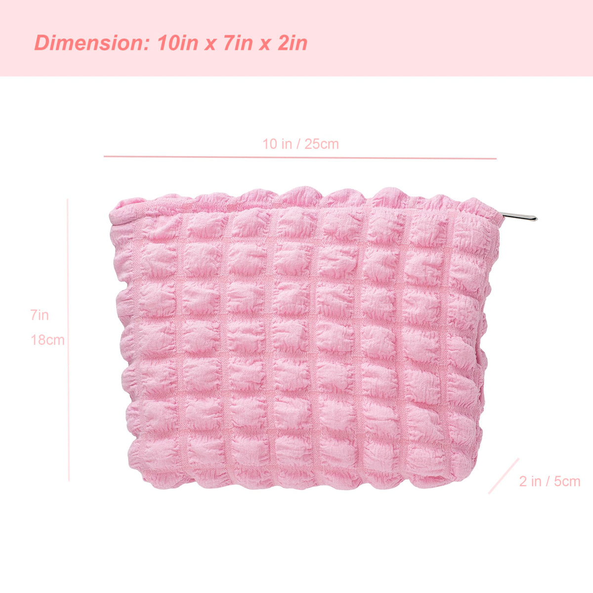 PAZIMIIK Flat Makeup Bag in a handbag