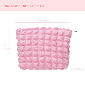 PAZIMIIK Flat Makeup Bag in a handbag