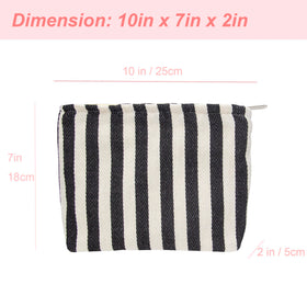 PAZIMIIK Flat Makeup Bag in a handbag for easy access