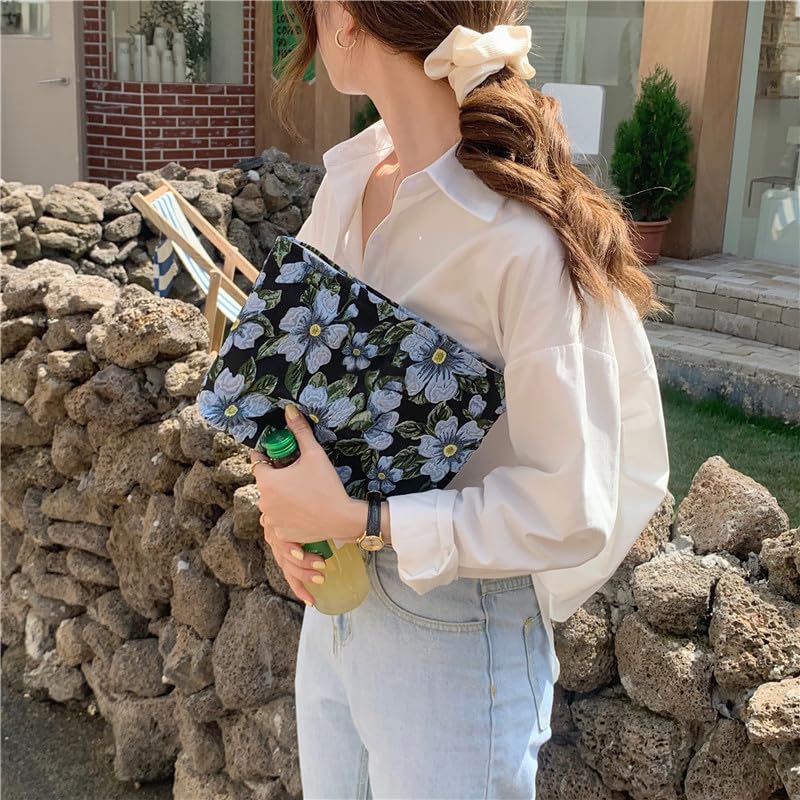 PAZIMIIK Flat Makeup Bag in a handbag for easy access
