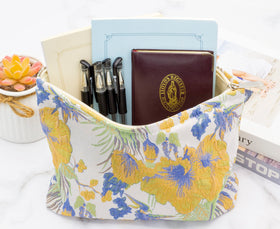 PAZIMIIK Flat Makeup Bag inside view showing structure