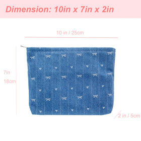 PAZIMIIK Flat Makeup Bag placed inside a handbag