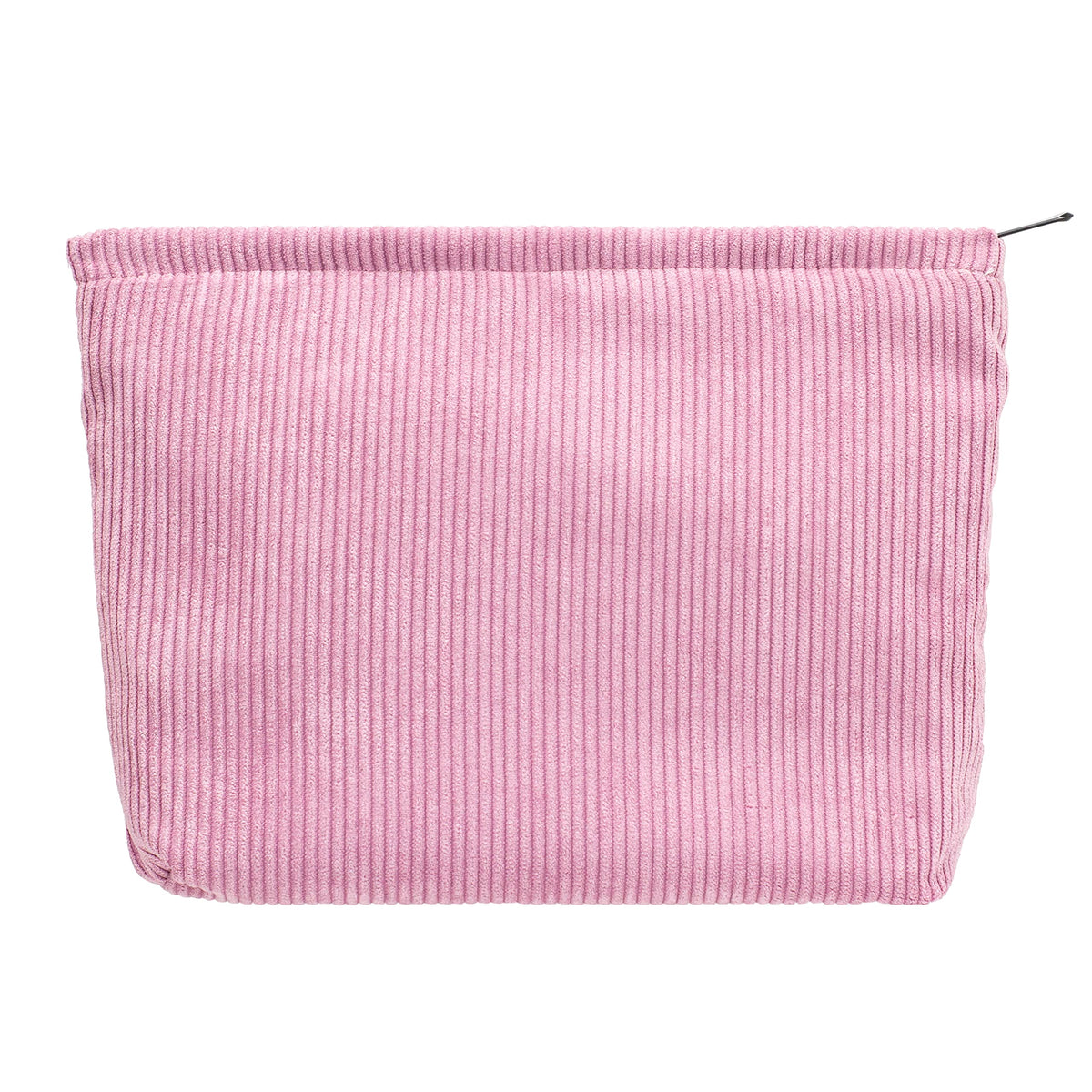 PAZIMIIK Large Zipper Makeup Bag in Pink front view