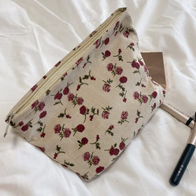 PAZIMIIK Makeup Bag dimensions on a flat surface
