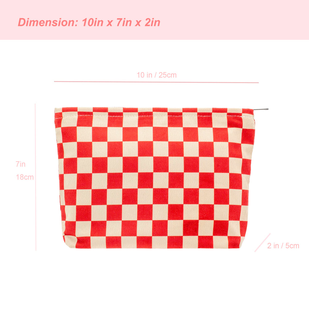 PAZIMIIK makeup bag displayed with beauty accessories