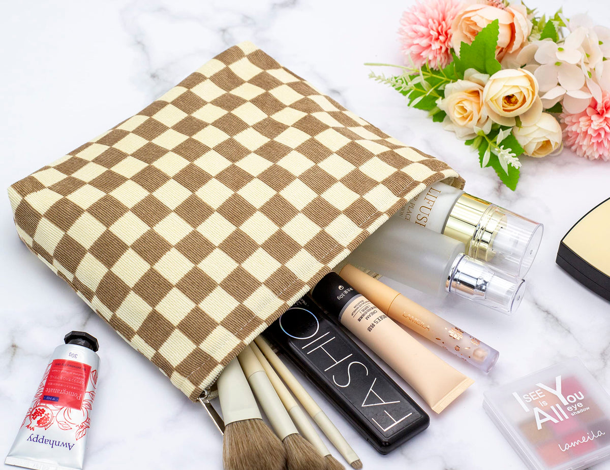 PAZIMIIK makeup bag packed with travel essentials