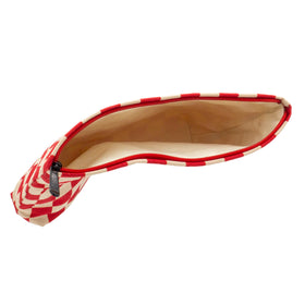PAZIMIIK makeup bag side view showcasing smooth zipper