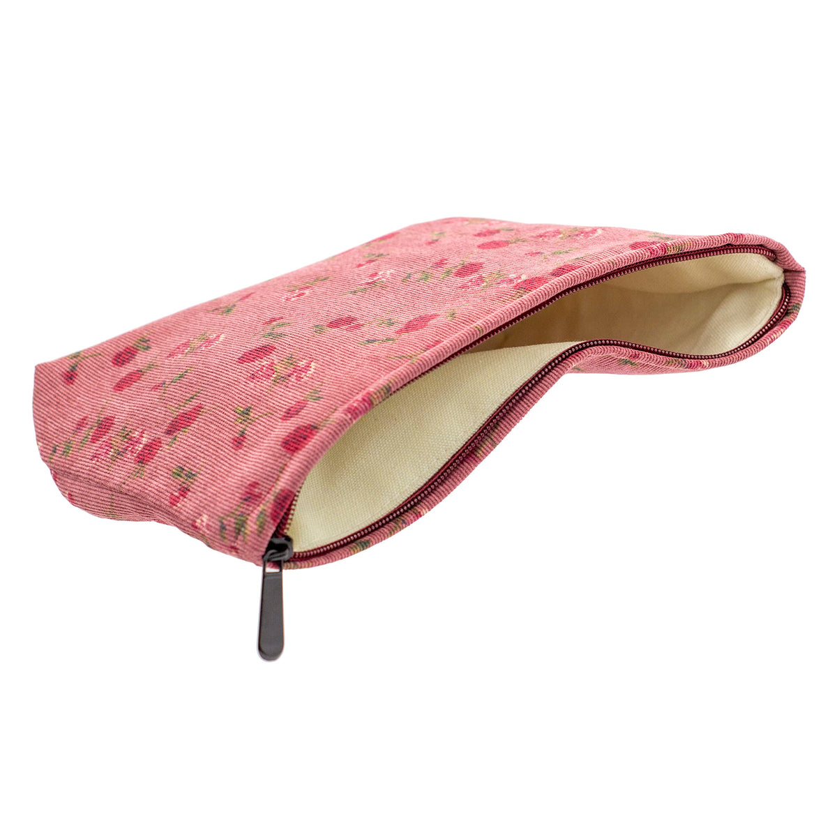 PAZIMIIK Makeup Bag with cosmetics and brushes inside