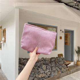 PAZIMIIK Makeup Bag with various beauty items inside