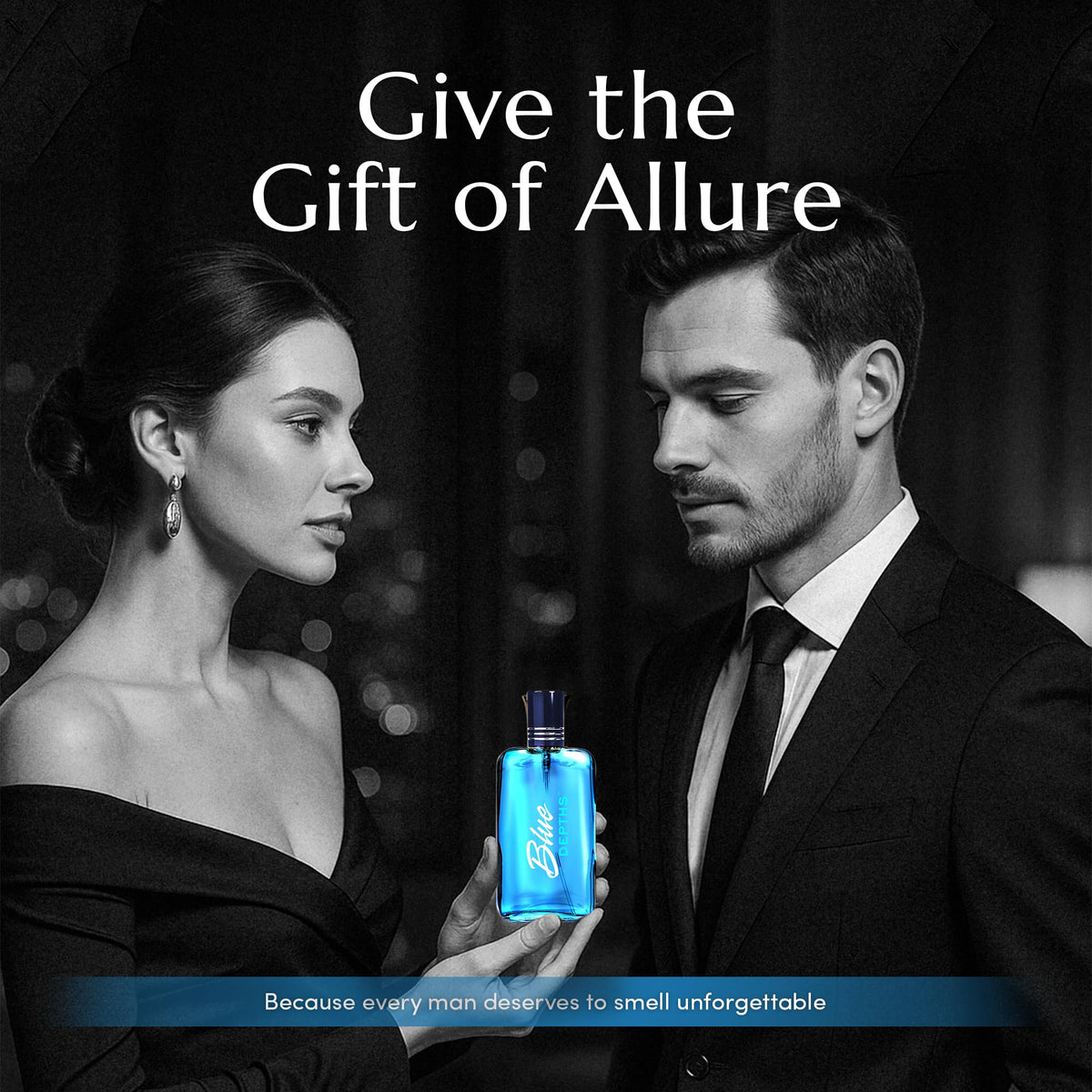 PB ParfumsBelcam Blue Depths Eau de Toilette bottle side view