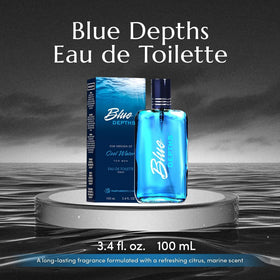 PB ParfumsBelcam Blue Depths Eau de Toilette bottle with packaging