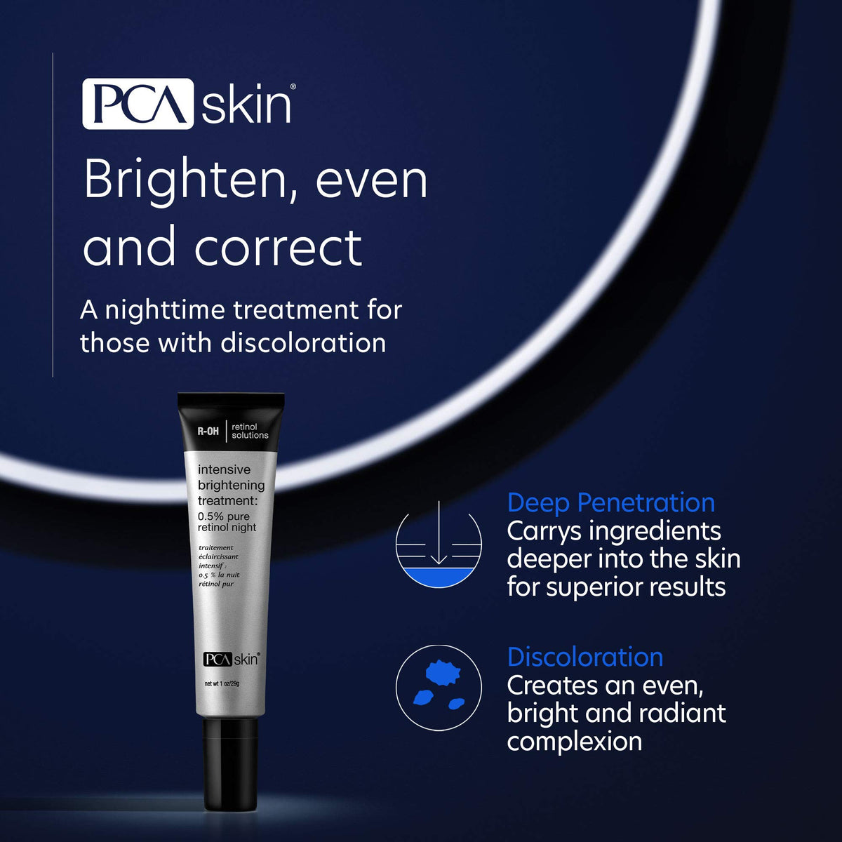 PCA SKIN Intensive Brightening packaging side view