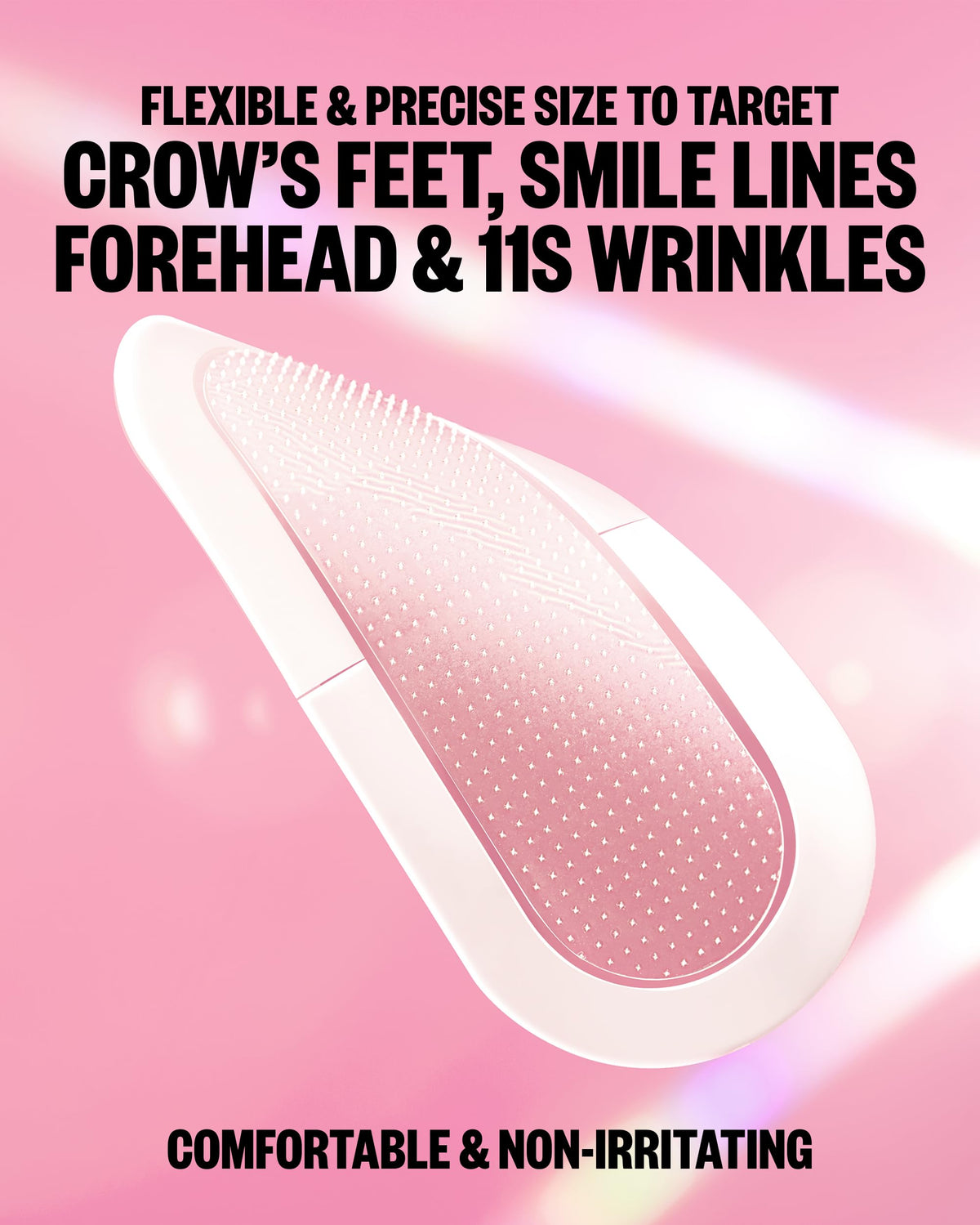 PEACE OUT Microneedling Wrinkle Patches application process