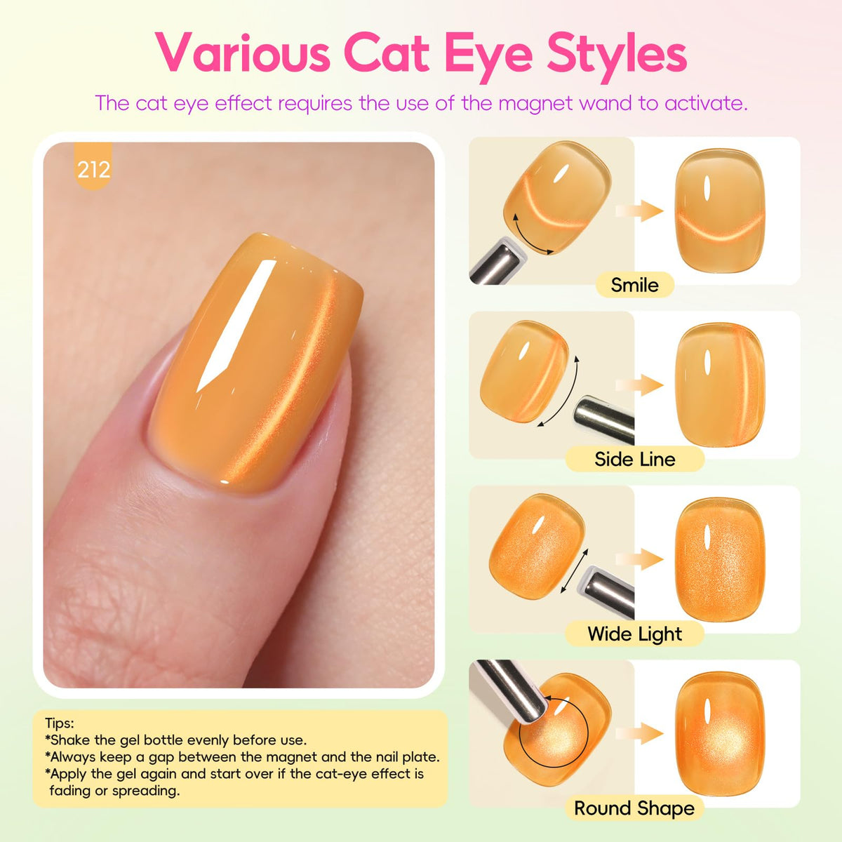 PEACECOLOR Cat Eye Gel Polish Purple shade bottle