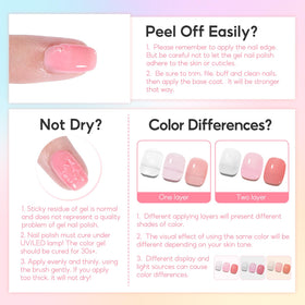 PEACECOLOR nail polish set packaging