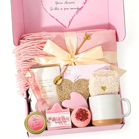 peacoeye Spa Relaxation Gift Set front view with elegant packaging