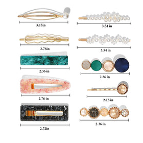 Pearl hair clips in Mehayi 20 PCS set
