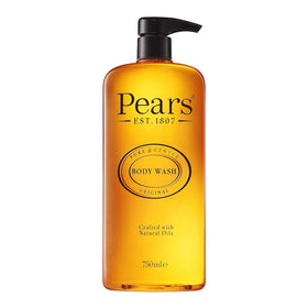 Pears Pure & Gentle Body Wash 750ml red bottle front view