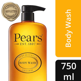 Pears Pure & Gentle Body Wash 750ml side view