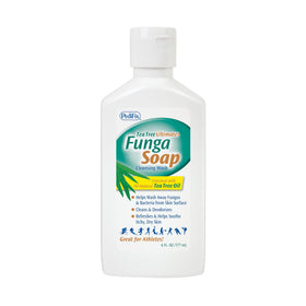 Pedifix FungaSoap Liquid 6 oz. front view with tea tree oil