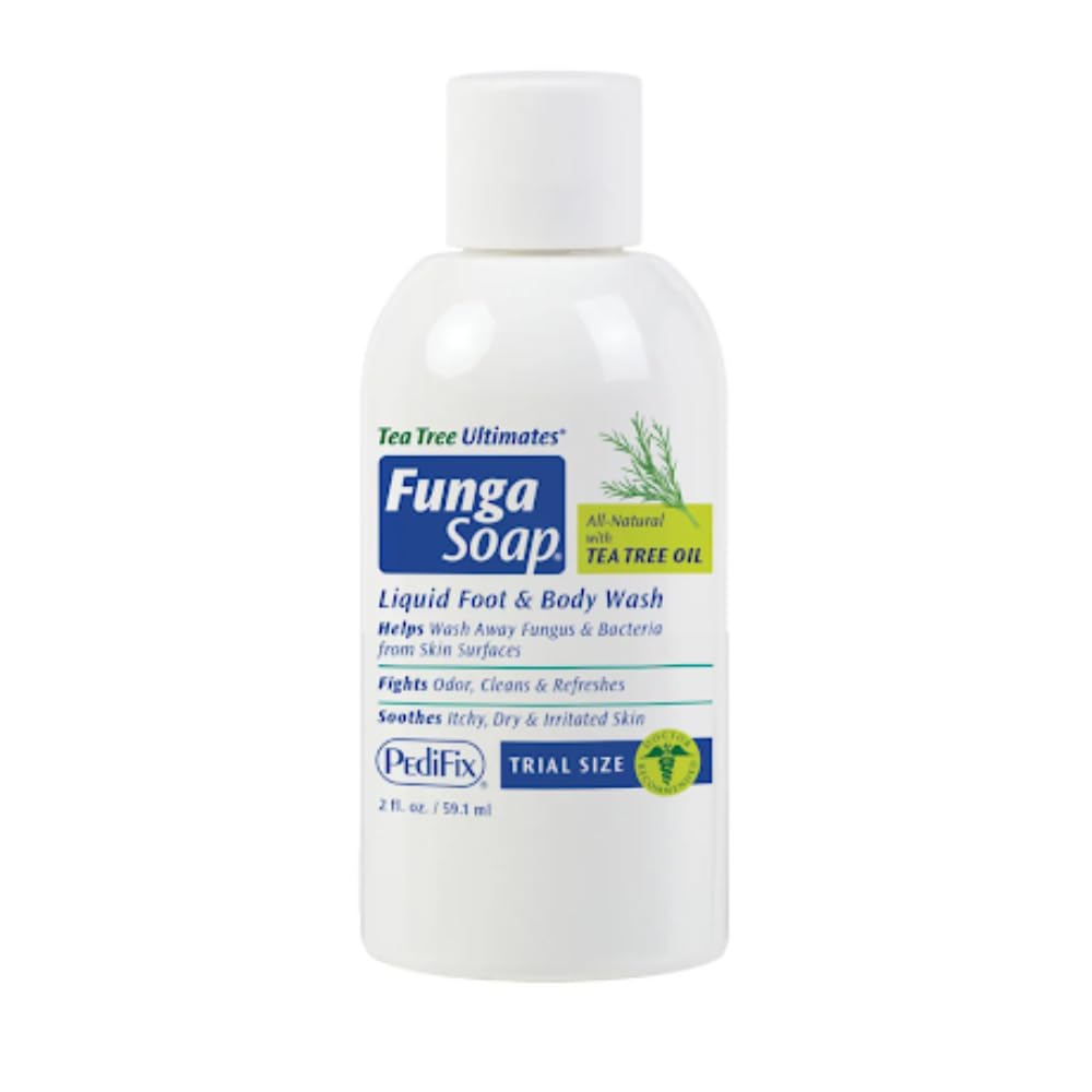 Pedifix FungaSoap Tea Tree Oil Body Wash 2 oz front view